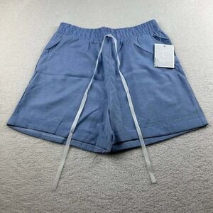 Cosmic Beauty Women's Light Blue Drawstring Shorts‎ Casual Wear Size Medium NWT